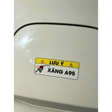 Tem bảo vệ động cơ xe tránh đổ nhầm xăng A95 và dầu Diesel - Giá chỉ 12.660 VND 6