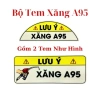 Tem bảo vệ động cơ xe tránh đổ nhầm xăng A95 và dầu Diesel - Giá chỉ 12.660 VND 7