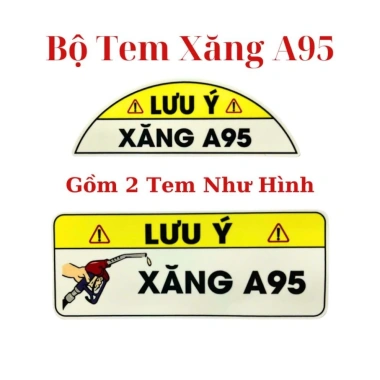 Tem bảo vệ động cơ xe tránh đổ nhầm xăng A95 và dầu Diesel - Giá chỉ 12.660 VND 7