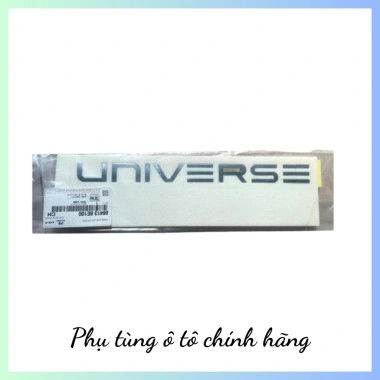 Tem chữ Universe dán đầu và đuôi xe Mobis mẫu cũ mới, chất lượng xịn, giảm còn 300.000đ 3