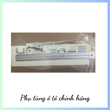 Tem chữ Universe dán đầu và đuôi xe Mobis mẫu cũ mới, chất lượng xịn, giảm còn 300.000đ 4