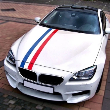 Tem cờ ITALI PHAP ĐỨC decal sọc 3 màu - Trang trí xe con giá ưu đãi 23.750đ 5