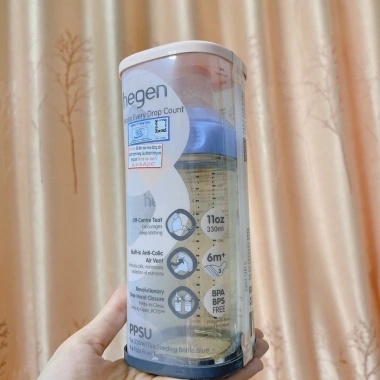 Tem Công Ty Bình Sữa Hegen 150-330ml - Màu Hồng Xanh Tím - An toàn, Giá 540k 9