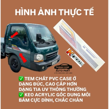 Tem cửa xe tải Kia Frontier K2.700 - Giá 245.000đ, bền, lắp nhanh, giảm tiếng ồn