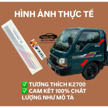 Tem cửa xe tải Kia Frontier K2.700 - Giá 245.000đ, bền, lắp nhanh, giảm tiếng ồn