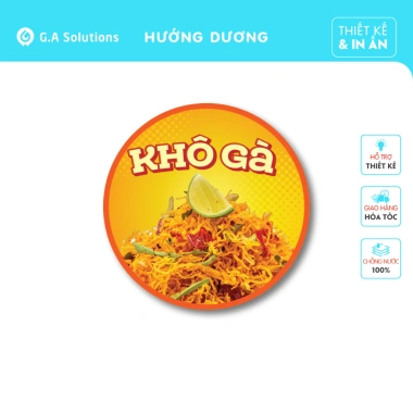 Tem Dán 50 miếng - Nhãn Khô Bò & Gà, In Sẵn Sáng Đẹp, Keo 2.023 Giá Tốt 38.000đ 4