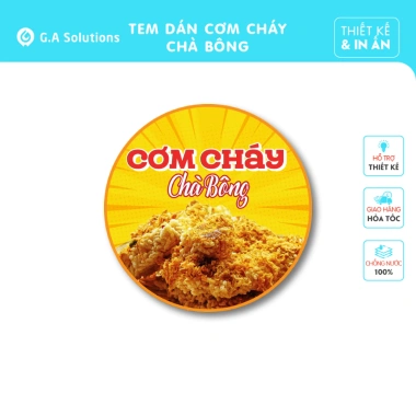 Tem Dán 50 miếng - Nhãn Khô Bò & Gà, In Sẵn Sáng Đẹp, Keo 2.023 Giá Tốt 38.000đ 7