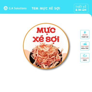 Tem Dán 50 miếng - Nhãn Khô Bò & Gà, In Sẵn Sáng Đẹp, Keo 2.023 Giá Tốt 38.000đ 8
