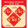 Tem Dán Decal Chữ Tết Nhiều Kích Thước - Trang Trí Sản Phẩm Tết In Song Phước Giá Ưu Đãi 13.800₫