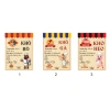 Tem dán đồ ăn vặt giấy nâu 6x8cm - Khô gà, bò, các loại - Mẫu in đẹp, giảm giá 20k 3