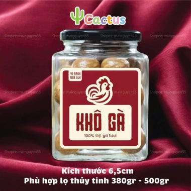 Tem dán khô gà, bò, heo Bộ tem Tết, chúc mừng Năm Mới, giá 25.000đ 2