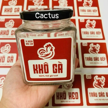 Tem dán khô gà, bò, heo Bộ tem Tết, chúc mừng Năm Mới, giá 25.000đ 4