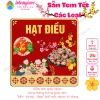 Tem Dán Mứt Tết Decal - Mứt Dừa, Hạt Macca, Hạt Điều, Hạt Hạnh Nhân, Giá 19.000