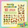 Tem Dán Sticker Tết 2.026 Nổi 3D - Chống Nước, Siêu Bền, Dán Chất Liệu, Giá 45k