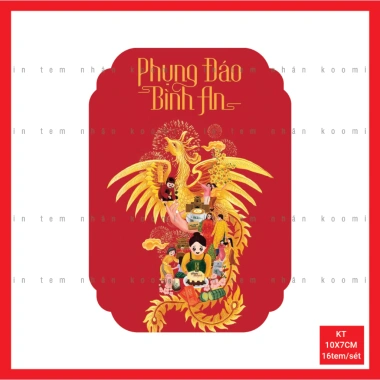 Tem dán Tết 2.024 - Tem chúc mừng năm mới, dán hộp PET, giảm còn 29.000₫ 3