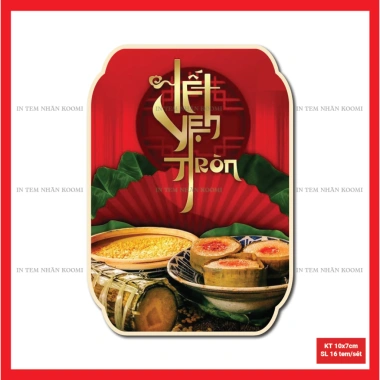 Tem dán Tết 2.024 - Tem chúc mừng năm mới, dán hộp PET, giảm còn 29.000₫ 9