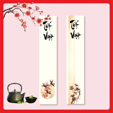 Tem dán Tết 3x10 cm - Chúc Mừng Năm Mới, Giá ưu đãi 29.000₫, Dán nhanh, Bìa sách