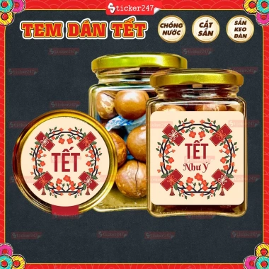 Tem Dán Tết An Khang Decal Hủ Thủy Tinh Chống Nước Chúc Mừng Năm Mới Giá 12.5k 3 Tem Dán Tết An Khang Decal Hủ Thủy Tinh Chống Nước Chúc Mừng Năm Mới Giá 12.5k 3