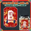 Tem Dán Tết Chống Nước Cắt Sẵn - Đong Đầy, An Nhiên, Xuân Như Ý - 22.500₫ 9