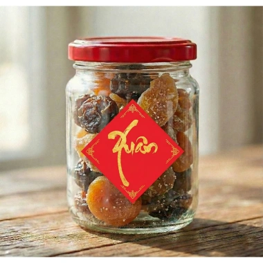 Tem dán Tết chữ Xuân Phúc Lộc Thọ decal bóc dán giỏ quà, thiệp - Giá 15.000đ