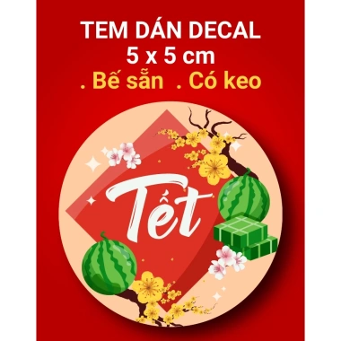 Tem Dán Tết Chúc Mừng Năm Mới Keo Sẵn Trang Trí Nhiều Kích Thước 13.800 VND 2 Tem Dán Tết Chúc Mừng Năm Mới Keo Sẵn Trang Trí Nhiều Kích Thước 13.800 VND 2