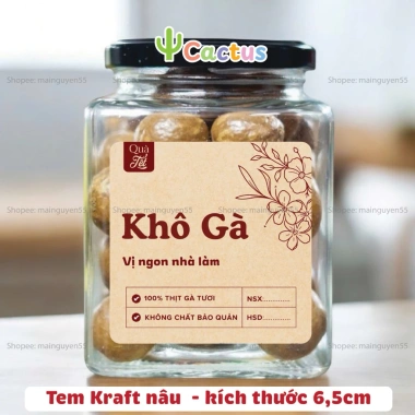 Tem dán Tết khô đa năng: gà, heo, bò, trâu gác bếp - Giá chỉ 25.000đ, giảm mạnh