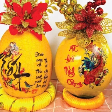 Tem Dán Trái Cây Ngày Tết - Trang Trí Bưởi, Dưa Hấu, Trái Cây Chưng Tết 12.240₫ 3