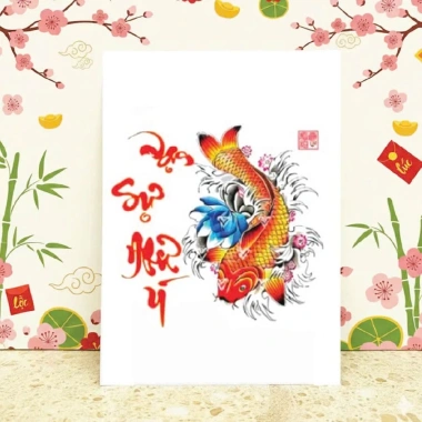 Tem Dán Trái Cây Ngày Tết - Trang Trí Bưởi, Dưa Hấu, Trái Cây Chưng Tết 12.240₫ 9