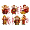 Tem dán trái cây Trang trí Thần Tài 6 hình - cao 13.7 cm, giá ưu đãi 95.120 VND 2