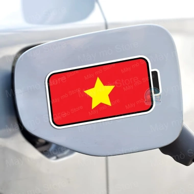 Tem Dán Xe Điện Decal Chống Nước Nắp Sạc Vinfast VF3-7 - Giá 25.000đ Mày Mò Store 2
