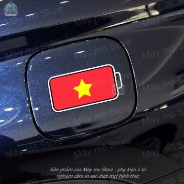 Tem Dán Xe Điện Decal Chống Nước Nắp Sạc Vinfast VF3-7 - Giá 25.000đ Mày Mò Store 6