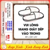 Tem Decal Nhắc Nhở Mang Giày Dép Trong Nhà – Không Cần Tháo, Chống Nước, Giá 15.000đ