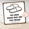 Tem Decal Nhắc Nhở Mang Giày Dép Trong Nhà – Không Cần Tháo, Chống Nước, Giá 15.000đ 3