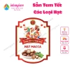 Tem Giấy Bóng Sticker Dán Tết intemgiare – Hạt Granola Macca Hạnh Nhân Óc Chó Ngũ Cốc 18.000đ