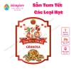 Tem Giấy Bóng Sticker Dán Tết intemgiare – Hạt Granola Macca Hạnh Nhân Óc Chó Ngũ Cốc 18.000đ 4