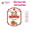 Tem Giấy Bóng Sticker Dán Tết intemgiare – Hạt Granola Macca Hạnh Nhân Óc Chó Ngũ Cốc 18.000đ 5