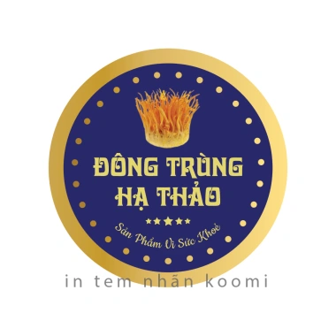 Tem Giấy Đông Trùng Hạ Thảo Sang Trọng - Đẹp, Chất Lượng, Giá 29.000 VNĐ