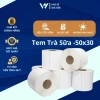 Tem in nhiệt 50x30mm - In mã dán cốc trà sữa, 800 tem 30m, sắc nét, giá 19.900 VND 6