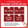 Tem khô gà, heo, bò, trâu gác bếp - Dán quà Tết, giảm giá, giá chỉ 29.000 VNĐ 6
