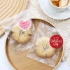 Tem nhãn dán tròn đỏ hồng Valentine TE81 - 10 tờ sticker trái tim dán hộp túi quà 28.000đ 5