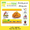 Tem Nhãn Giấy Decan InkTEM 8x6cm Hủ Khô Gà, Lá Chanh, Bơ Tỏi – Giá Ưu Đãi 18.000đ 2