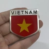 Tem Nhôm Cờ Việt Nam và Quốc Tế Dán Ô Tô Xe Máy Giá 31.200đ Dễ Dán Bền Màu 8