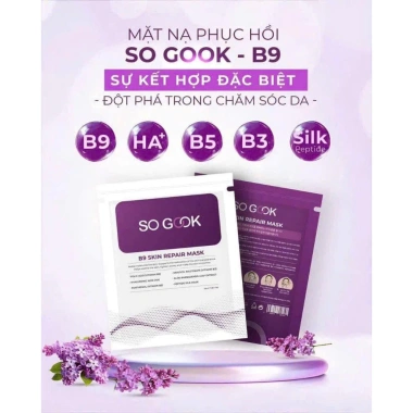 TEM QR CTY Mặt nạ B9 Miếng Lẻ So Gook cấp ẩm phục hồi - Mua 2 hộp tặng quà 91.000đ