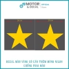 Tem Sao Vàng 3 Lớp Chống Nước, Chống Phai Màu - Dán Trang Trí Ô Tô Giá 30.000 10