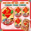 Tem Tết Chúc Mừng Năm Mới Hình Dọc Đong Đầy - Decal Dán Trang Trí Giỏ Quà, Bánh Mứt, Khô Tết, Giá 12.429 VND 7