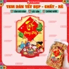 Tem Tết Chúc Mừng Năm Mới Hình Dọc Đong Đầy - Decal Dán Trang Trí Giỏ Quà, Bánh Mứt, Khô Tết, Giá 12.429 VND 8