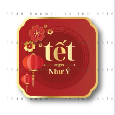 Tem tết dán chúc mừng năm mới - Giá 29.000đ, dán nhanh, thiết kế đẹp 6