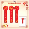 Tem Tết Dán Niêm Phong Hộp Quà, Giỏ Quà, Hộp Bánh Kẹo, Mứt - Decal Trang Trí Tết Cổ Truyền Nhãn Tươi Sáng Giá 21.500 VNĐ