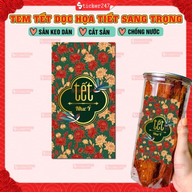 Tem Tết Đong Đầy An Khang Dọc – Decal Chống Nước Dán Hộp Quà, Hủ Hạt, Kẹo 24.500₫ 10