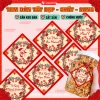 Tem Tết Hình Thoi Truyền Thống - Decal Vòng Hoa, Bao Lì Xì Sang Trọng Dán Hũ Mứt, Bánh Kẹo 2.026 Giá 22.500 VND